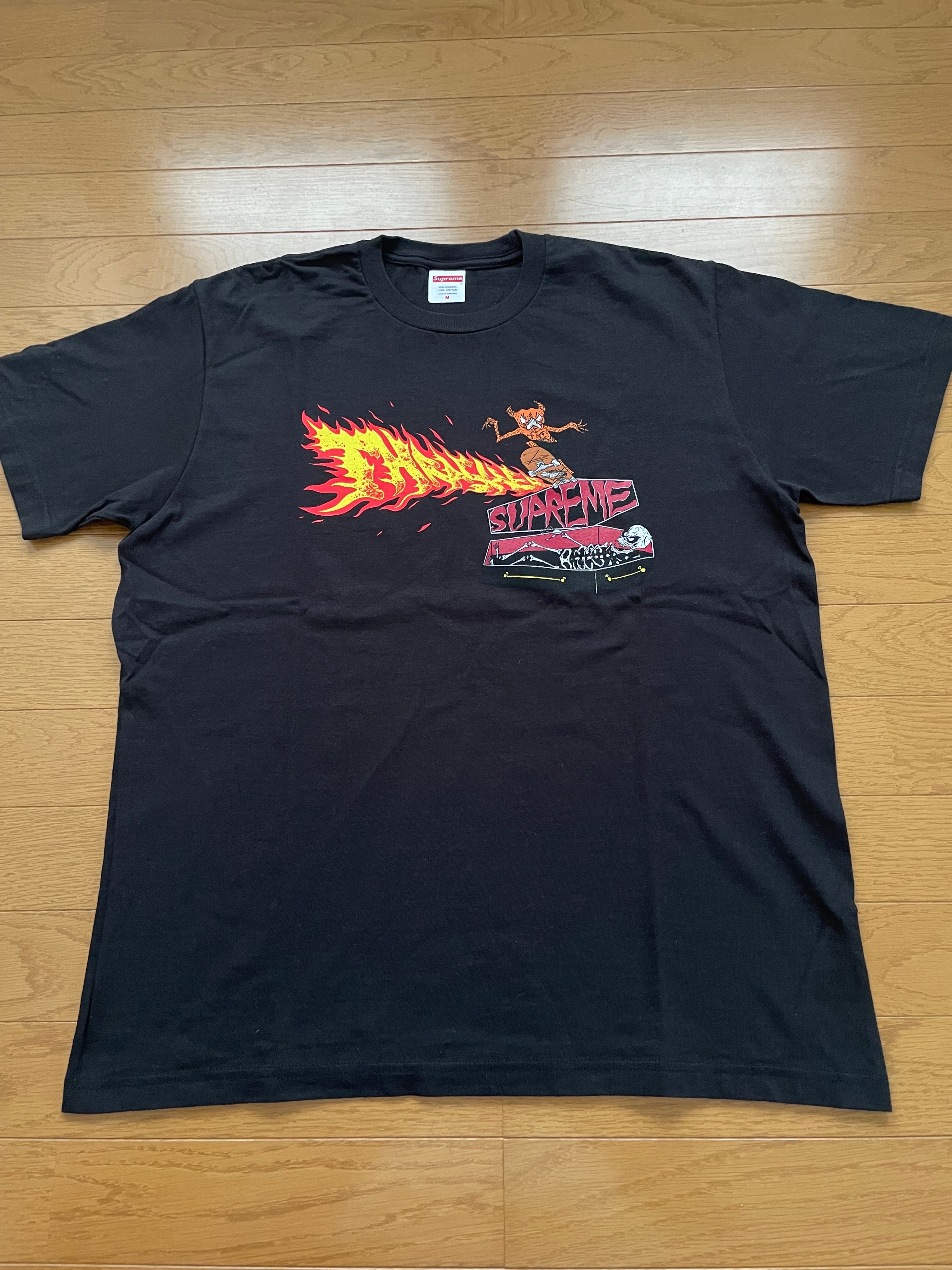 Supreme x Thrasher Back Tail Tee 