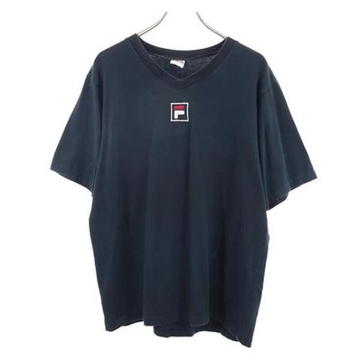 FILA フィラ 90s 半袖 Vネック Tシャツ