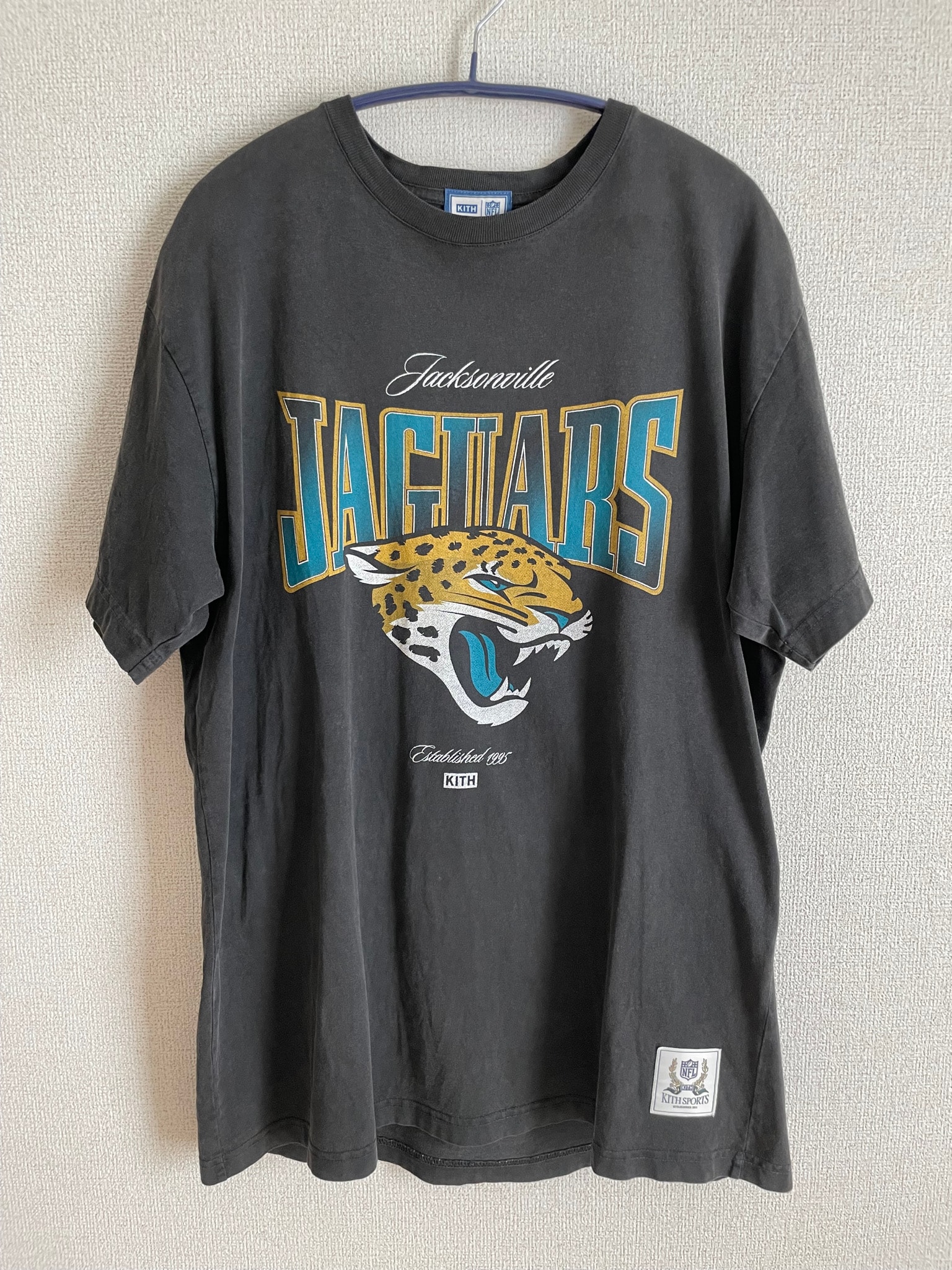 Kith x the NFL: Jaguars Vintage Tee "Black"