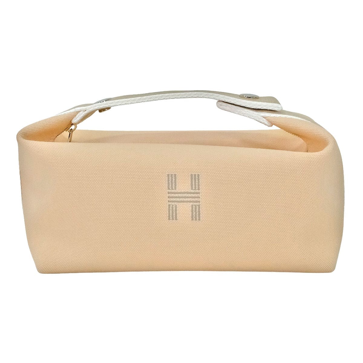 HERMES エルメス ハンドバッグ ブリッドアブラック PM ナチュラル トワルアッシュ シルバー金具 新品