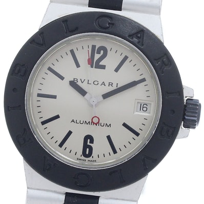 ブルガリ アルミニウム デイト AL32A クォーツ ボーイズ 【中古】
