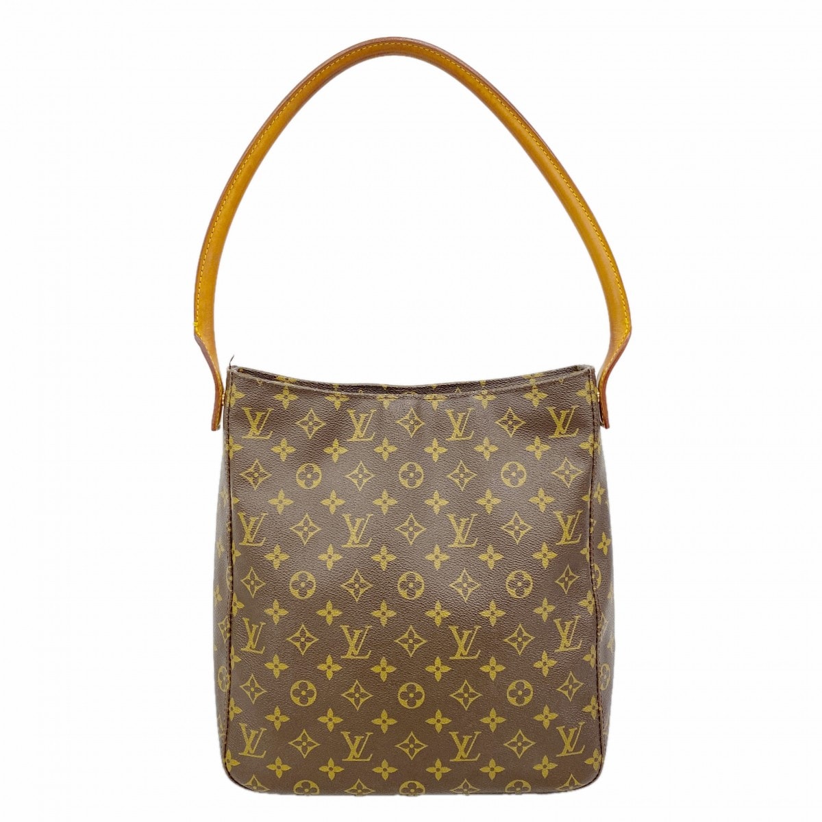 【6dc3414】ルイヴィトン ショルダーバッグ モノグラム ルーピングGM M51145 ブラウン【中古】レディース