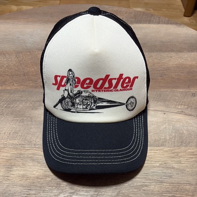 HYSTERIC GLAMOUR Speedster Mesh Cap "Black"