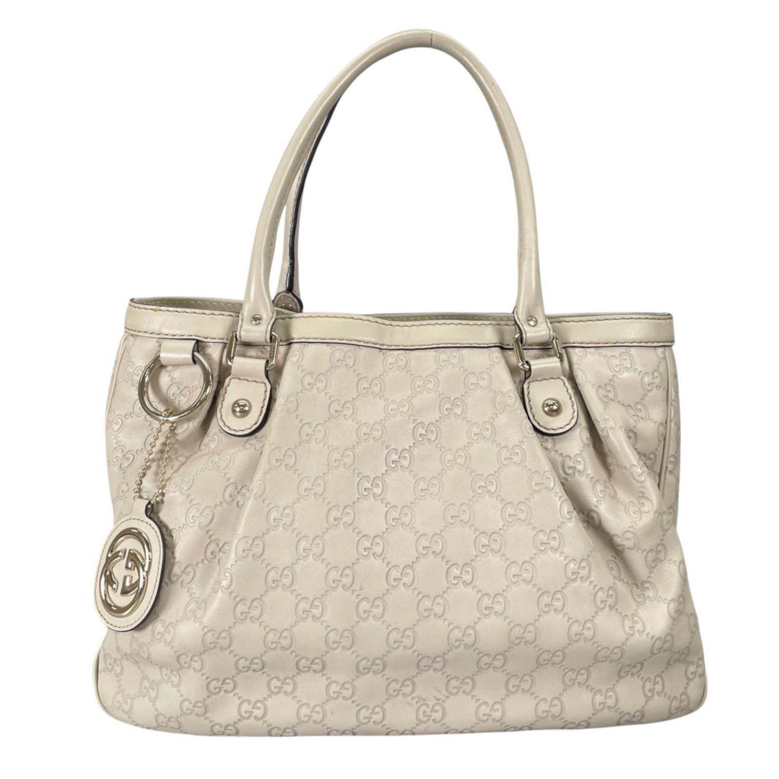グッチ スーキー グッチシマ ショルダーバッグ 296835 グレー レディース GUCCI  中古