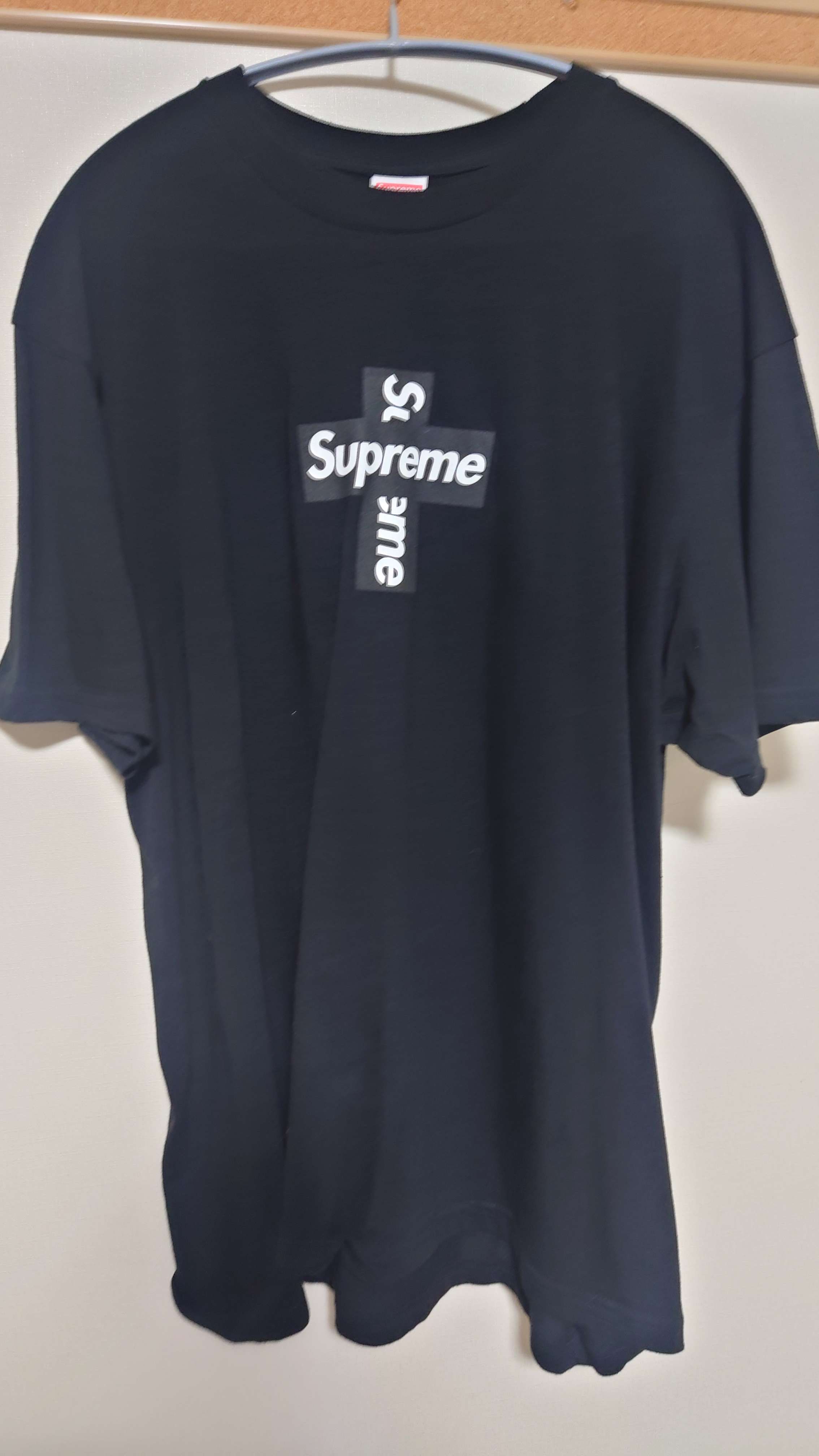 Supreme Cross Box Logo Tee "Black"