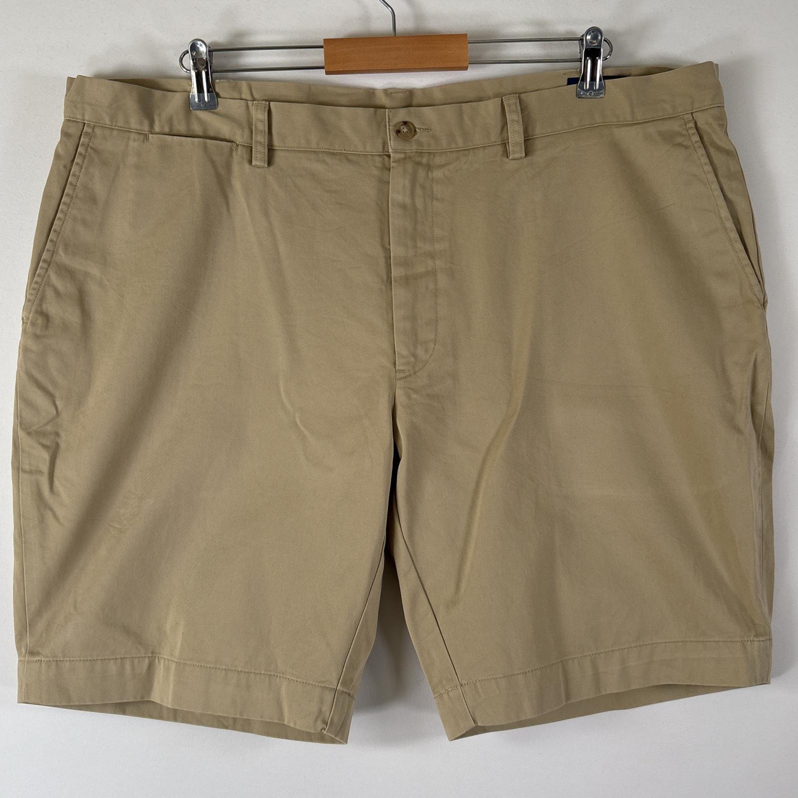 古着 ポロ・ラルフローレン POLO RALPH LAUREN ショートパンツ 半ズボン ワンポイントロゴ 大きいサイズ ハーフパンツ  w42  ベージュ系 メンズ