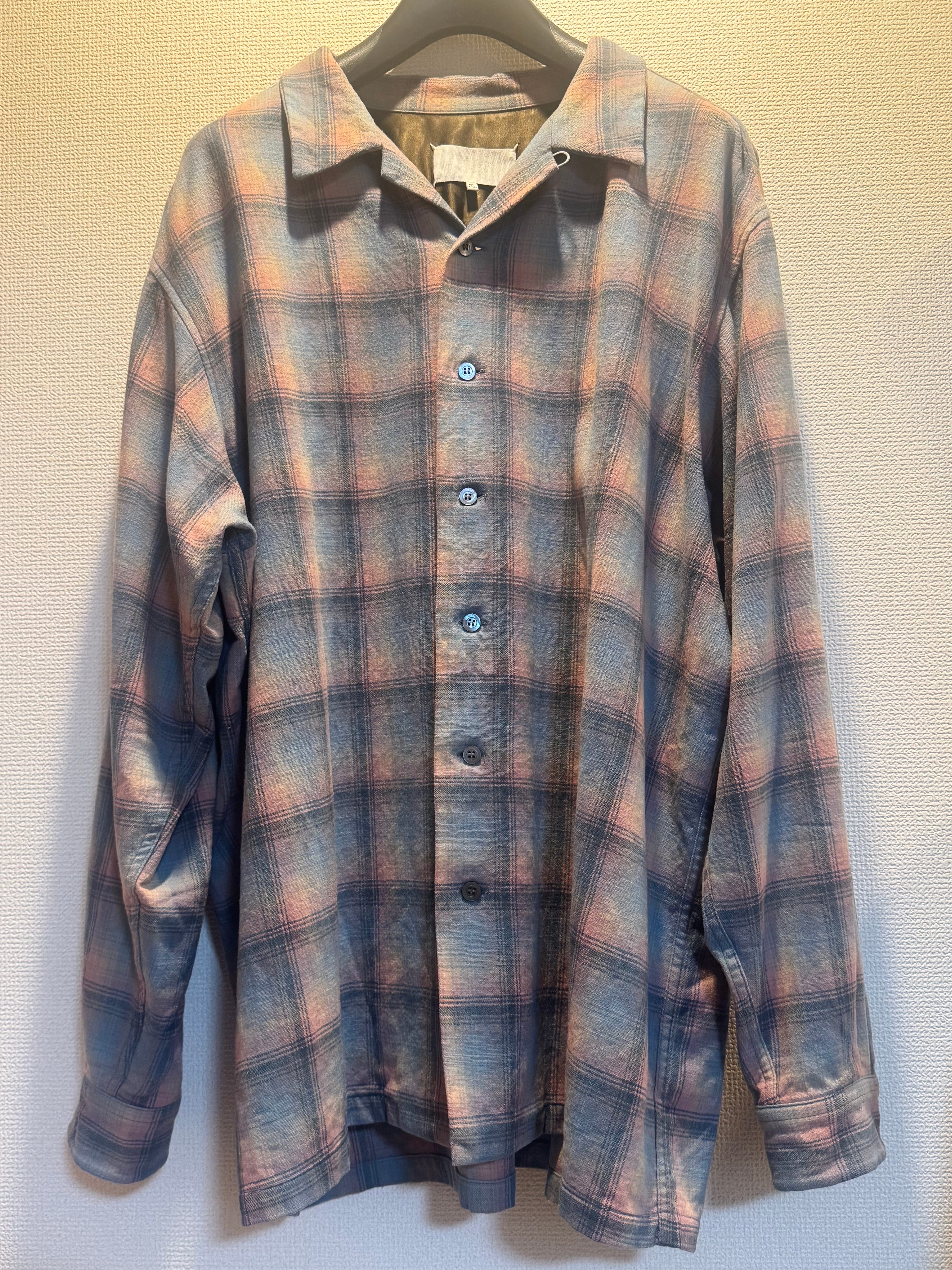 Maison Margiela Pendleton Oversized Shirt "Pink"
