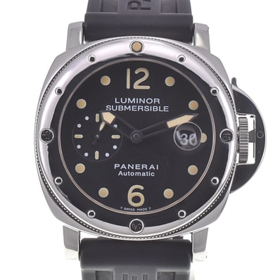 パネライ PANERAI PAM00024 ルミノール サブマーシブル ピカサブ スモールセコンド デイト 自動巻き メンズ 美品 箱・保証書付き Z#142152