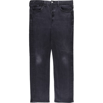 古着 リーバイス Levi's 501 ブラックデニム ストレートデニムパンツ メンズw35相当/eaa588185