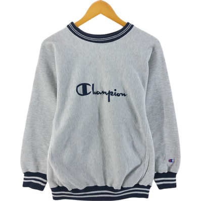 古着 90年代 チャンピオン Champion REVERSE WEAVE リバースウィーブ 刺繍タグ ロゴスウェットシャツ トレーナー USA製 メンズL相当 ヴィンテージ/eaa524780