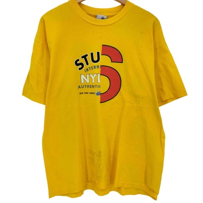 00s 銀タグ USA製 INTERNATIONAL SSリンク ドッキングロゴ プリント Tシャツ シングルステッチ【1142623923355】