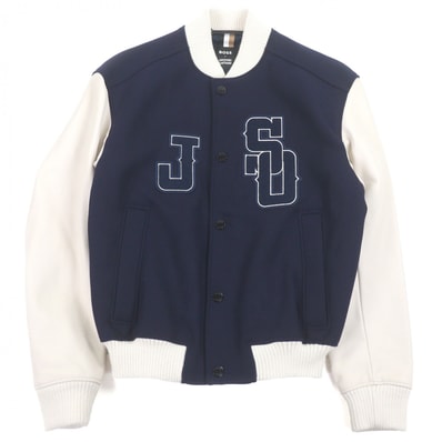 美品 ボス ショウヘイ オオタニ スタジャン ネイビー メンズ 44