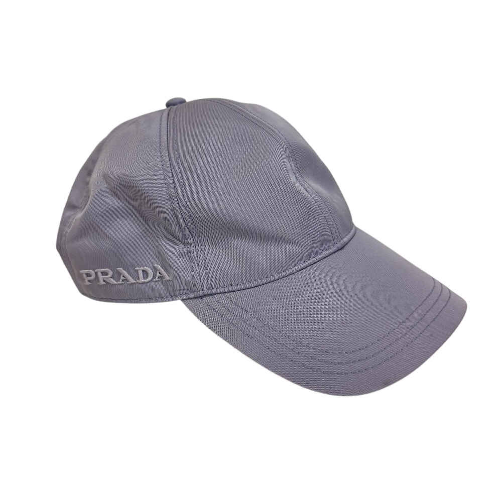 プラダ PRADA キャップ プラダロゴ パープル