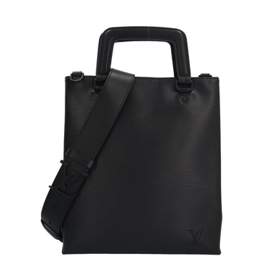 ルイヴィトン サックプラ・フォールド エピ ショルダーバッグ エピレザー M58497 ブラック メンズ LOUIS VUITTON 中古
