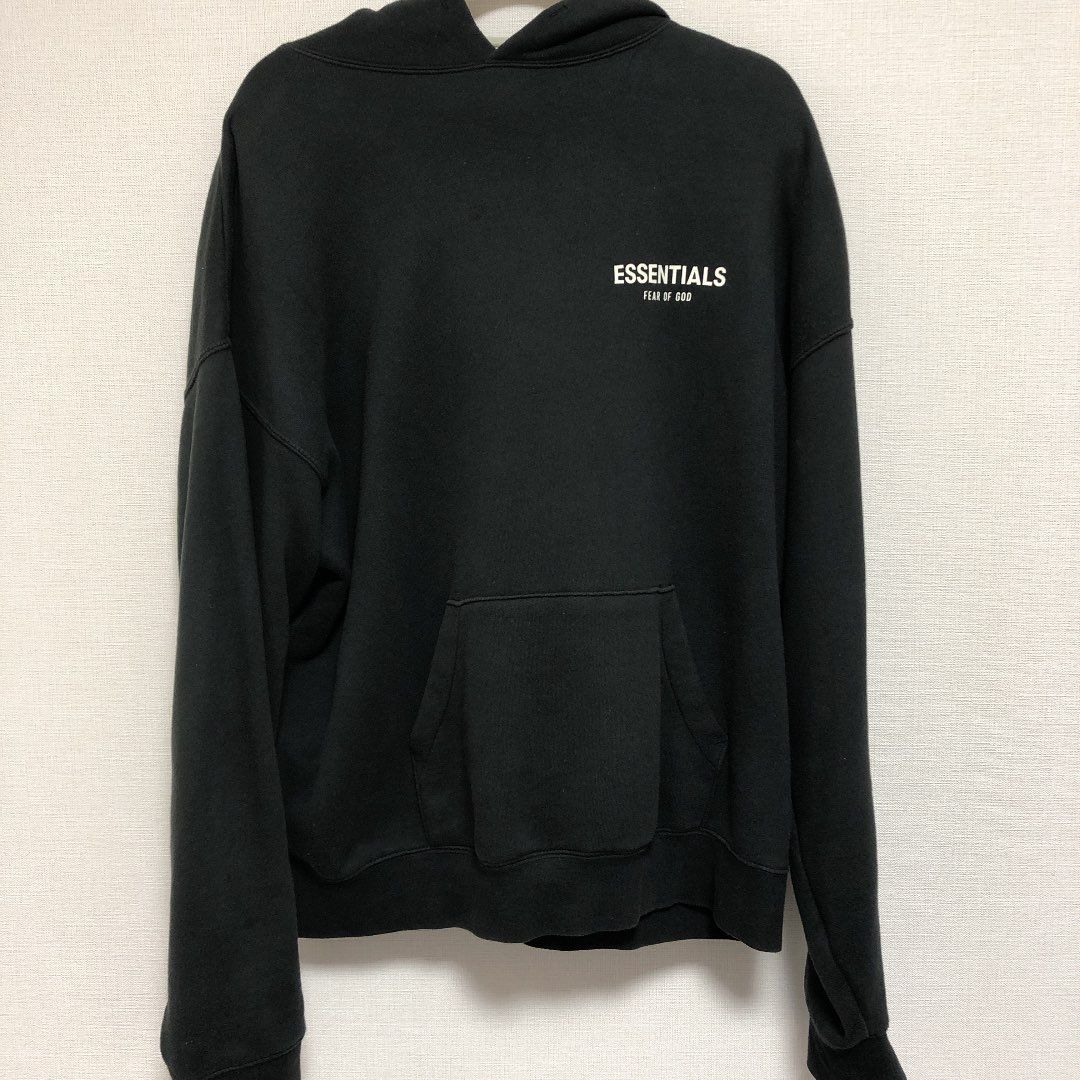 FEAR OF GOD ESSENTIALS Photo Pullover Hoodie "Black"