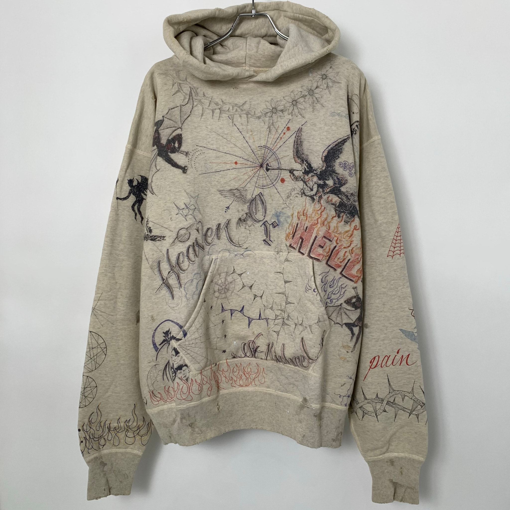 SAINT Mxxxxxx x Dr.Woo HOODIE "Grey"