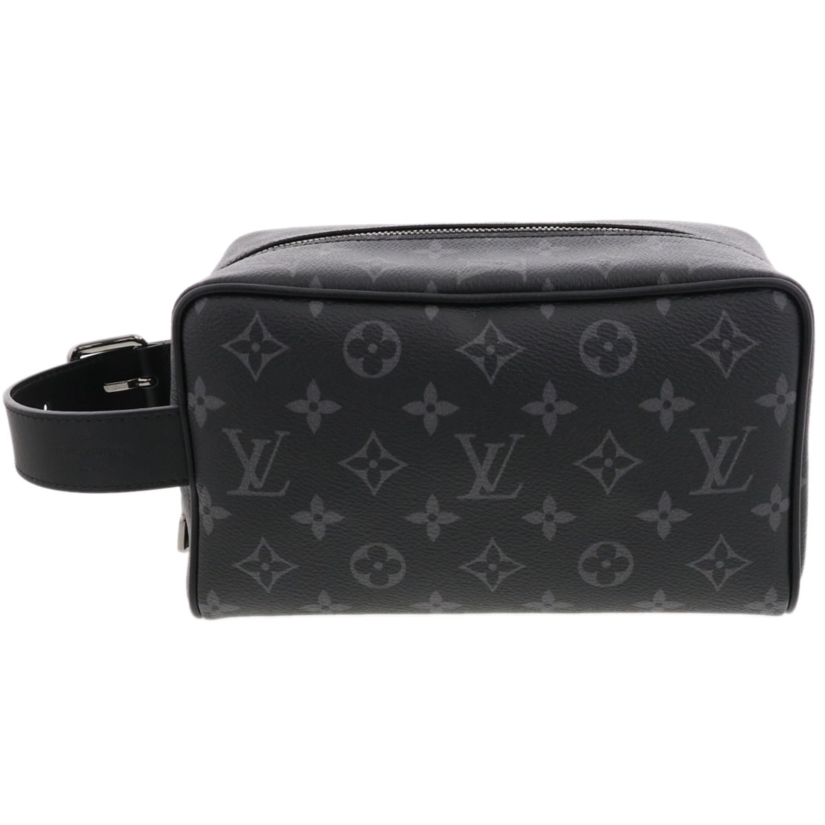 LOUIS VUITTON ルイ・ヴィトン ロッカー ドップ キット セカンドバッグ M83113 モノグラムエクリプス ブラック  メンズ【中古】