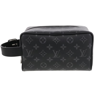 LOUIS VUITTON ルイ・ヴィトン ロッカー ドップ キット セカンドバッグ M83113 モノグラムエクリプス ブラック メンズ【中古】