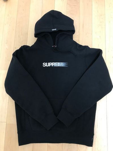 Supreme Motion Logo Hooded Sweatshirt "Black" (20SS)