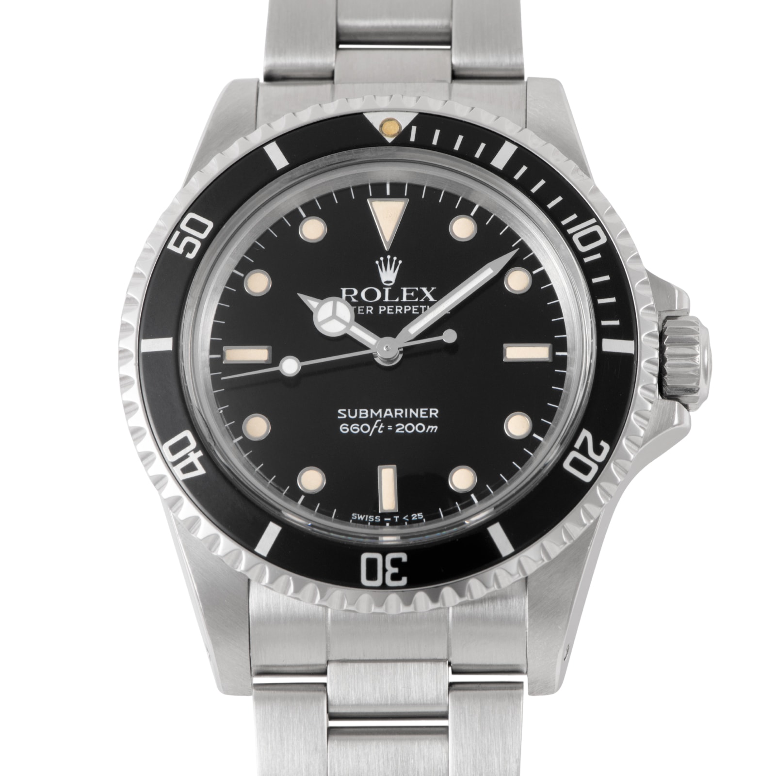 ROLEX ロレックス サブマリーナ Tritium フチ有り 1987年製 5513 ステンレススチール【中古】