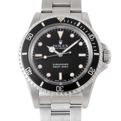 ROLEX ロレックス サブマリーナ Tritium フチ有り 1987年製 5513 ステンレススチール【中古】
