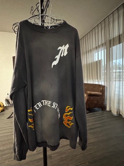 SAINT Mxxxxxx 24SS LS Tee / M "Black"