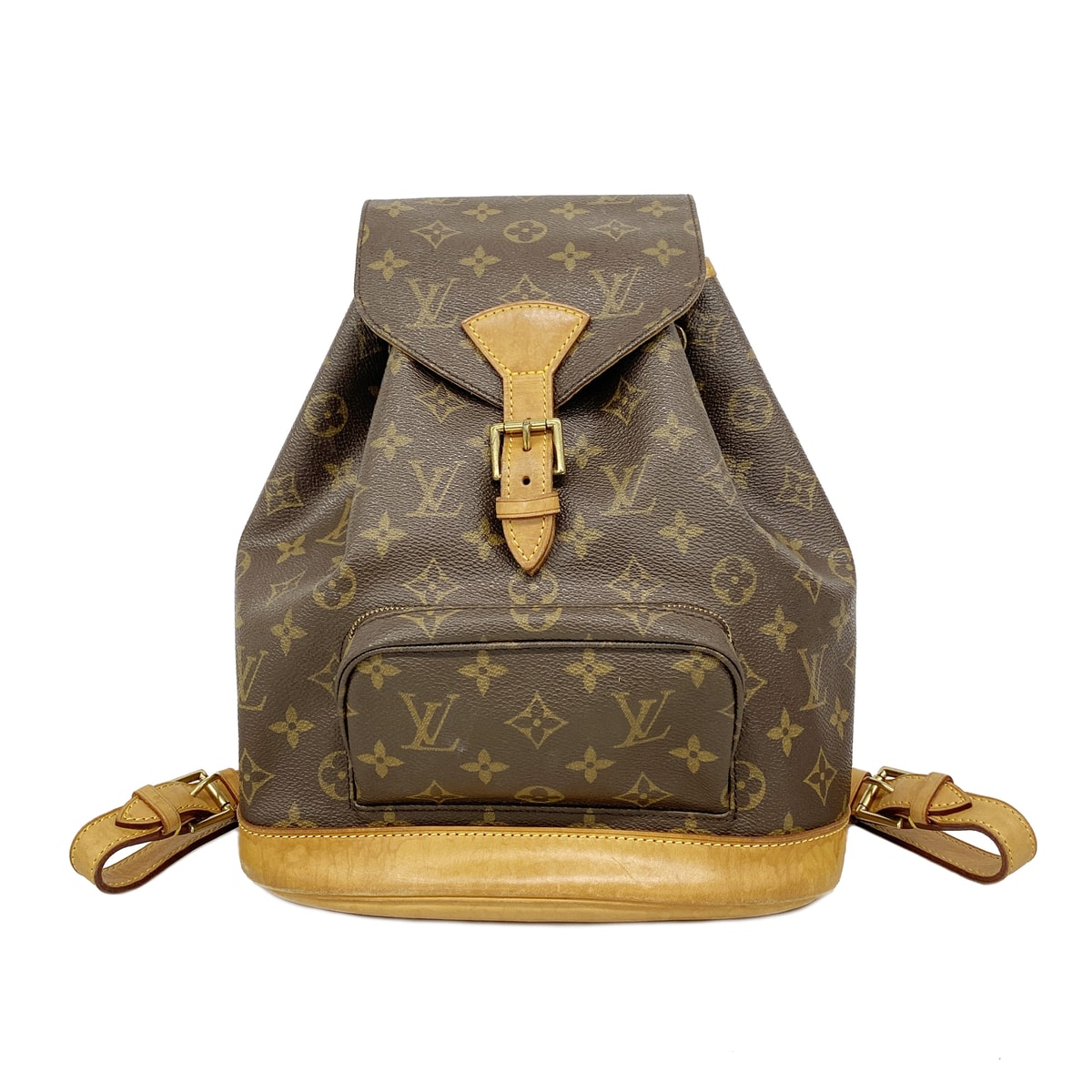 【6gd4942】ルイヴィトン リュック・デイパック モノグラム モンスリMM M51136 ブラウン【中古】レディース