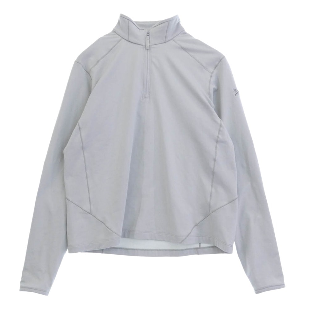 ARC'TERYX アークテリクス カットソー X000006418-141515 kyanite lightweight zip neck カイヤナイト ライトウエイト ジップネック ウィメンズ カットソー グレー系 S【中古】
