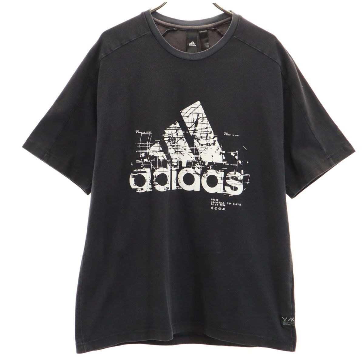 adidas アディダス 半袖 Tシャツ L ブラック