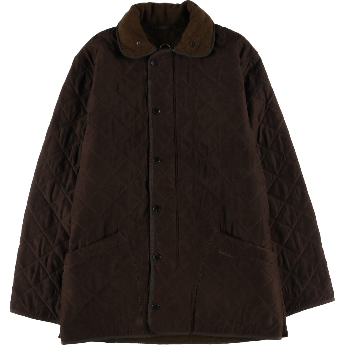 古着 00年代~ バブアー Barbour MICROFIBRE POLARQUILT LONG 3ワラント キルティングジャケット パファージャケット メンズL相当/eaa604111
