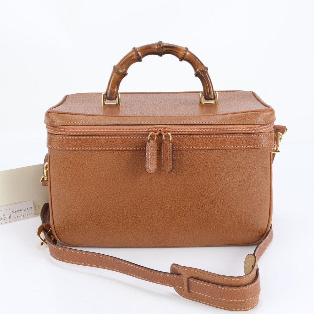 ■極美品 グッチ バンブーバニティ 013 122 2491