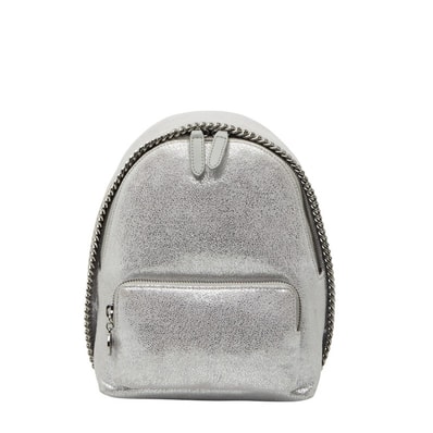 ステラマッカートニー ファラベラ ミニリュック バックパック シルバー ポリエステル レディース Stella McCartney 【中古】