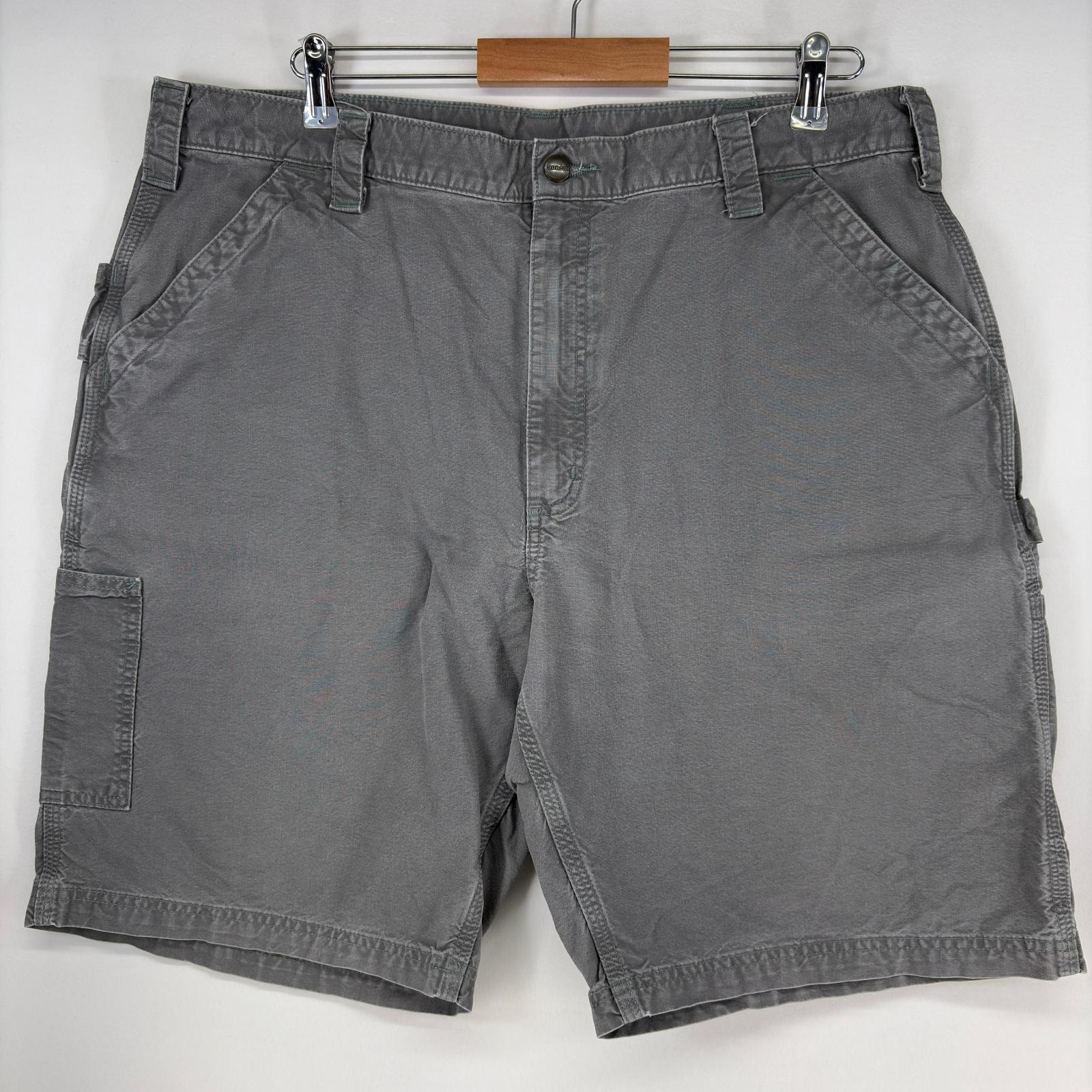 古着 カーハート Carhartt ショートパンツ ペインター ワンポイント ハンマーループ ツールポケット ハーフパンツ w40 グレー メンズ