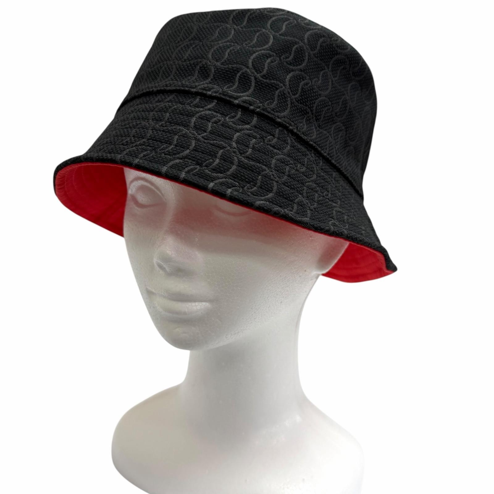 極美品 クリスチャンルブタン ハット Bobino ブラック L 1245249