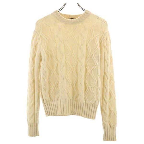 WOOLRICH ウールリッチ 70s 白タグ ヴィンテージ 長袖 ニット 生成り セーター