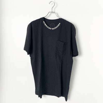 Chrome Hearts Neck Logo S/S T-Shirt "Black/White"
