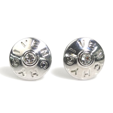 ジバンシィ GIVENCHY イヤリング メタル シルバー レディース【中古】 r11124a