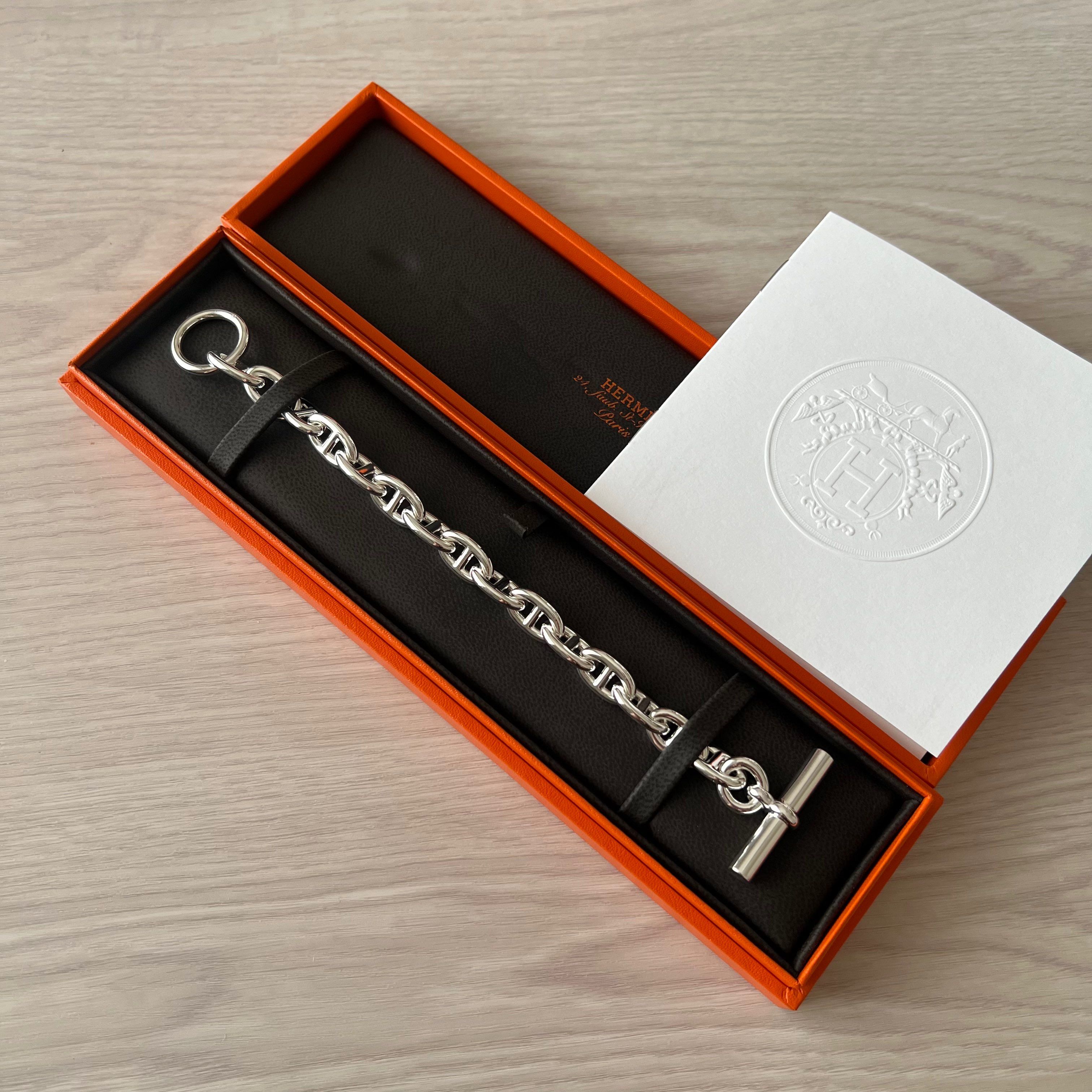 Hermes Chaine D'ancre MM Bracelet "Silver"