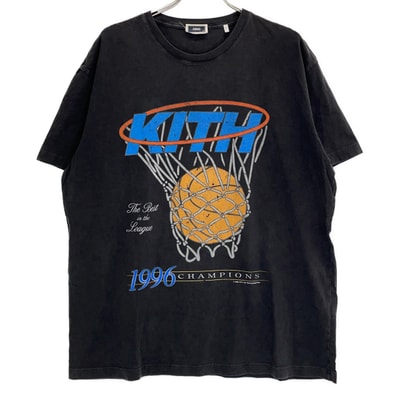 キス ×ニックス チャコール Tシャツ