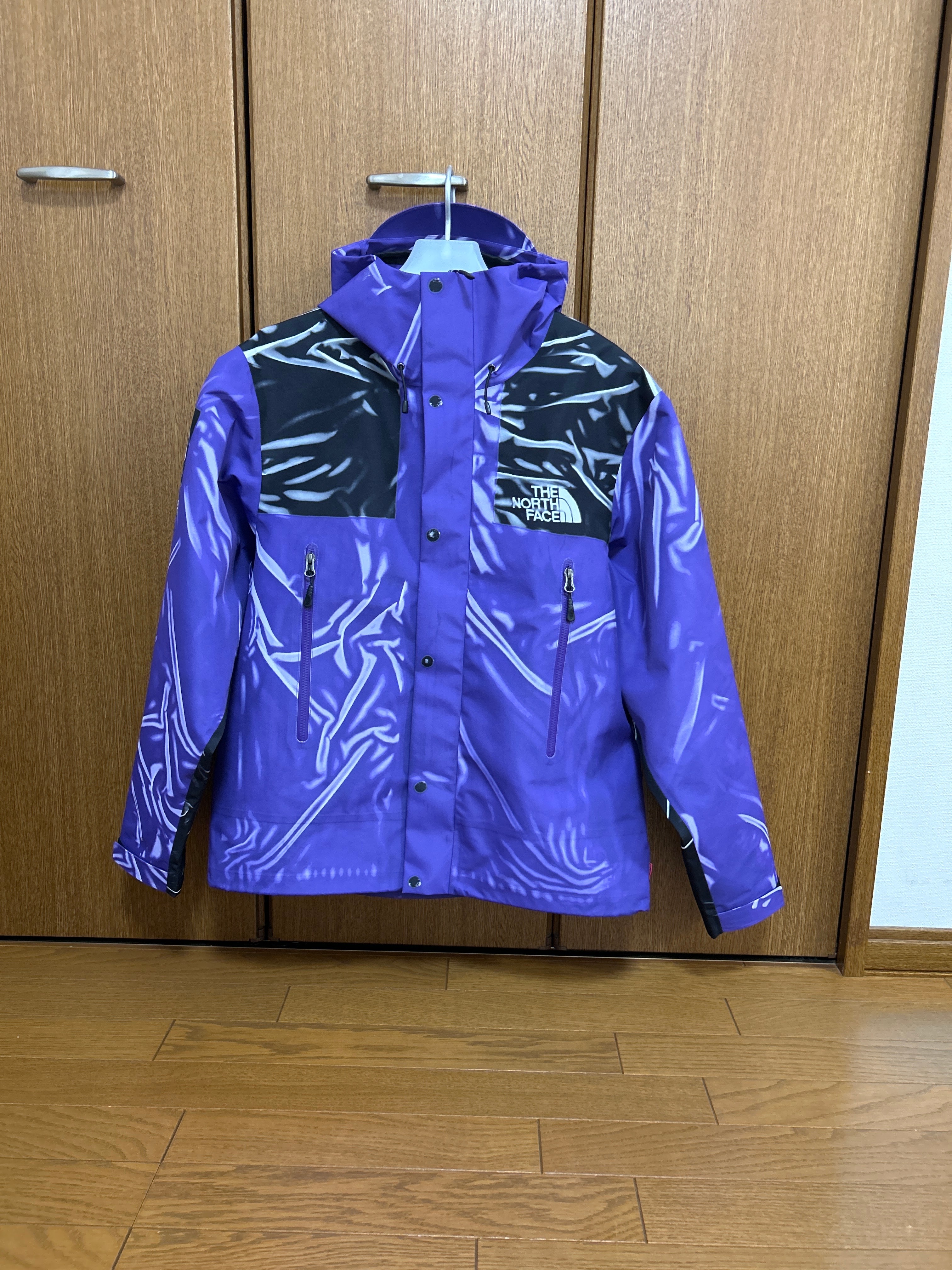 Supreme x The North Face Trompe Loeil Printed Taped Seam Shell Jacket "Purple"