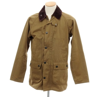 【中古】バブアー Barbour BEDALE ポリエステルコットンナイロン フィールドジャケット カーキ【サイズ36】【メンズ】