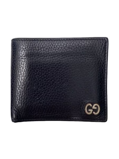 GUCCI Leather Coin Wallet "Black"