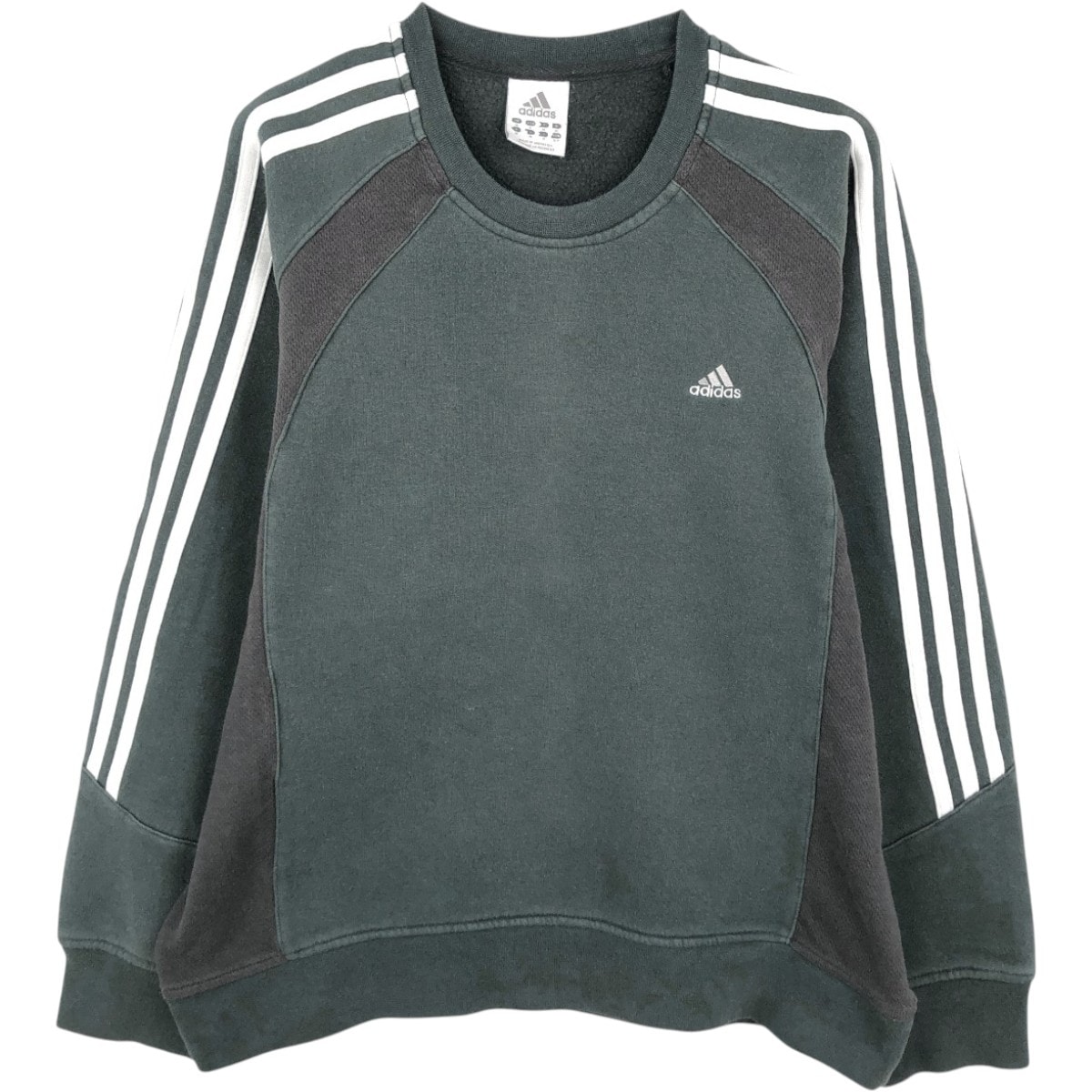古着 00年代 アディダス adidas ワンポイントロゴスウェットシャツ トレーナー メンズS相当/eaa670430