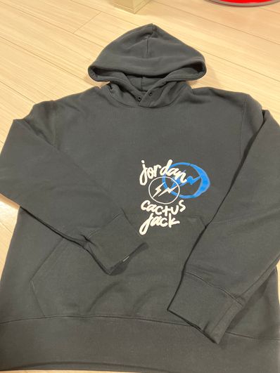 Air Jordan Travis Scott Fragment Hoodie "Black"