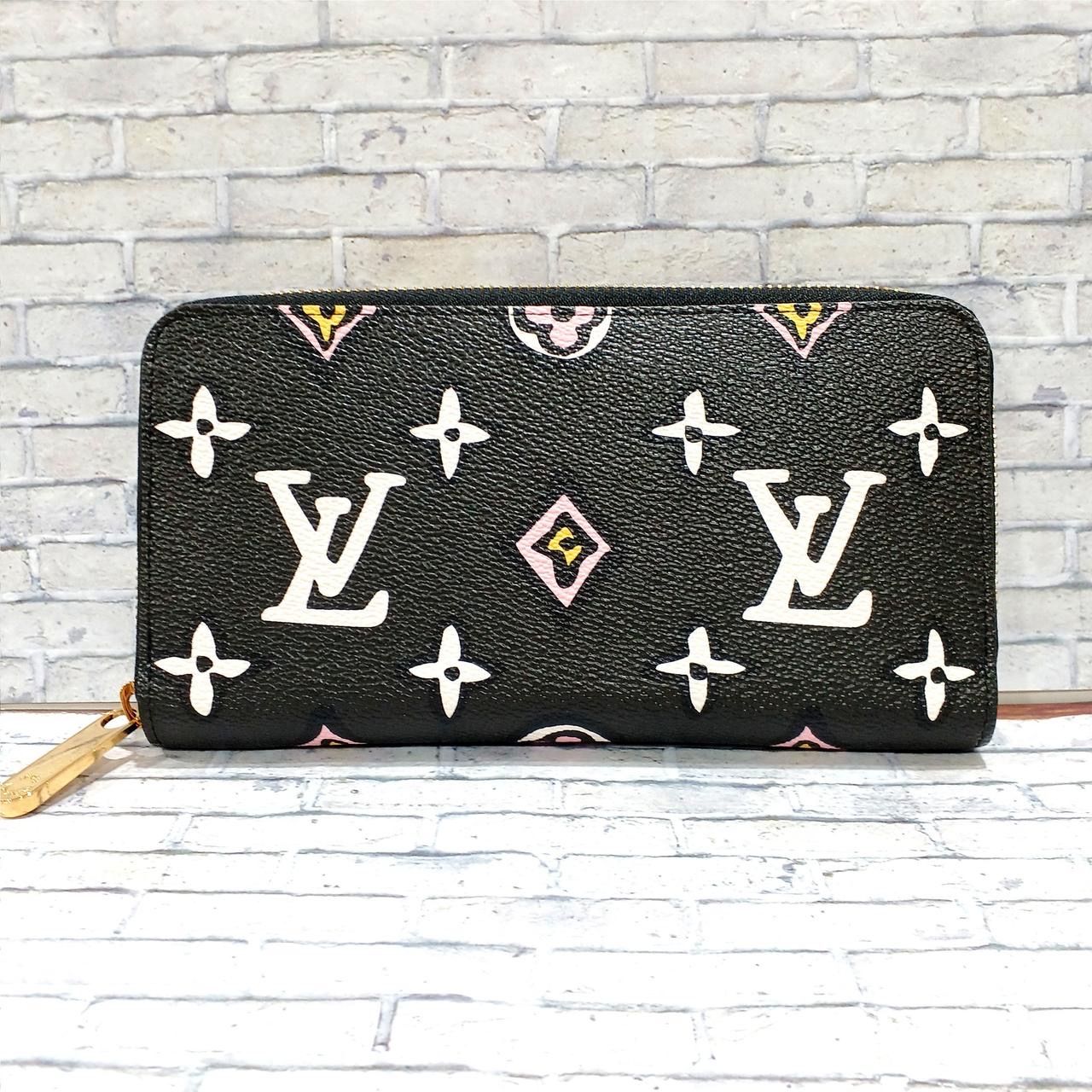 Louis Vuitton Zippy Wallet Wild at Heart "Noir"