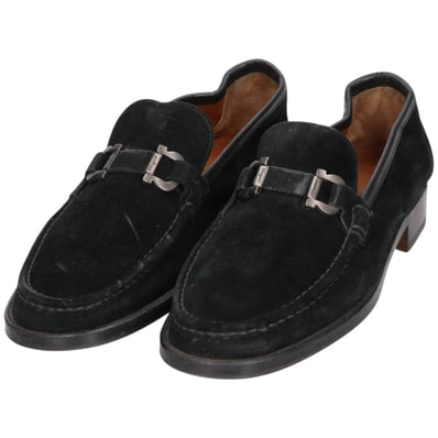 古着 フェラガモ Salvatore Ferragamo スエード ビットローファー イタリア製 8D メンズ26.0cm相当/saa014653