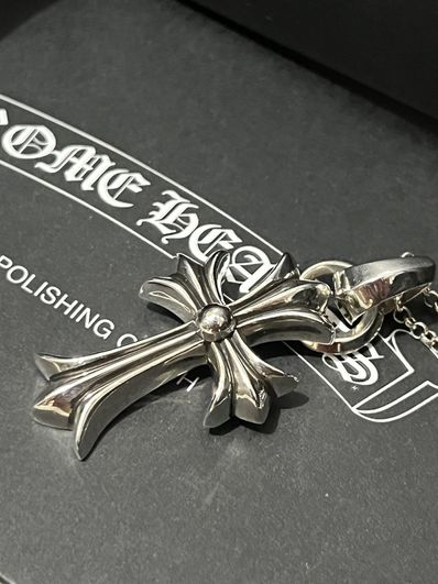 Chrome Hearts CH Cross Pendant Small / Plain Bail "Silver"
