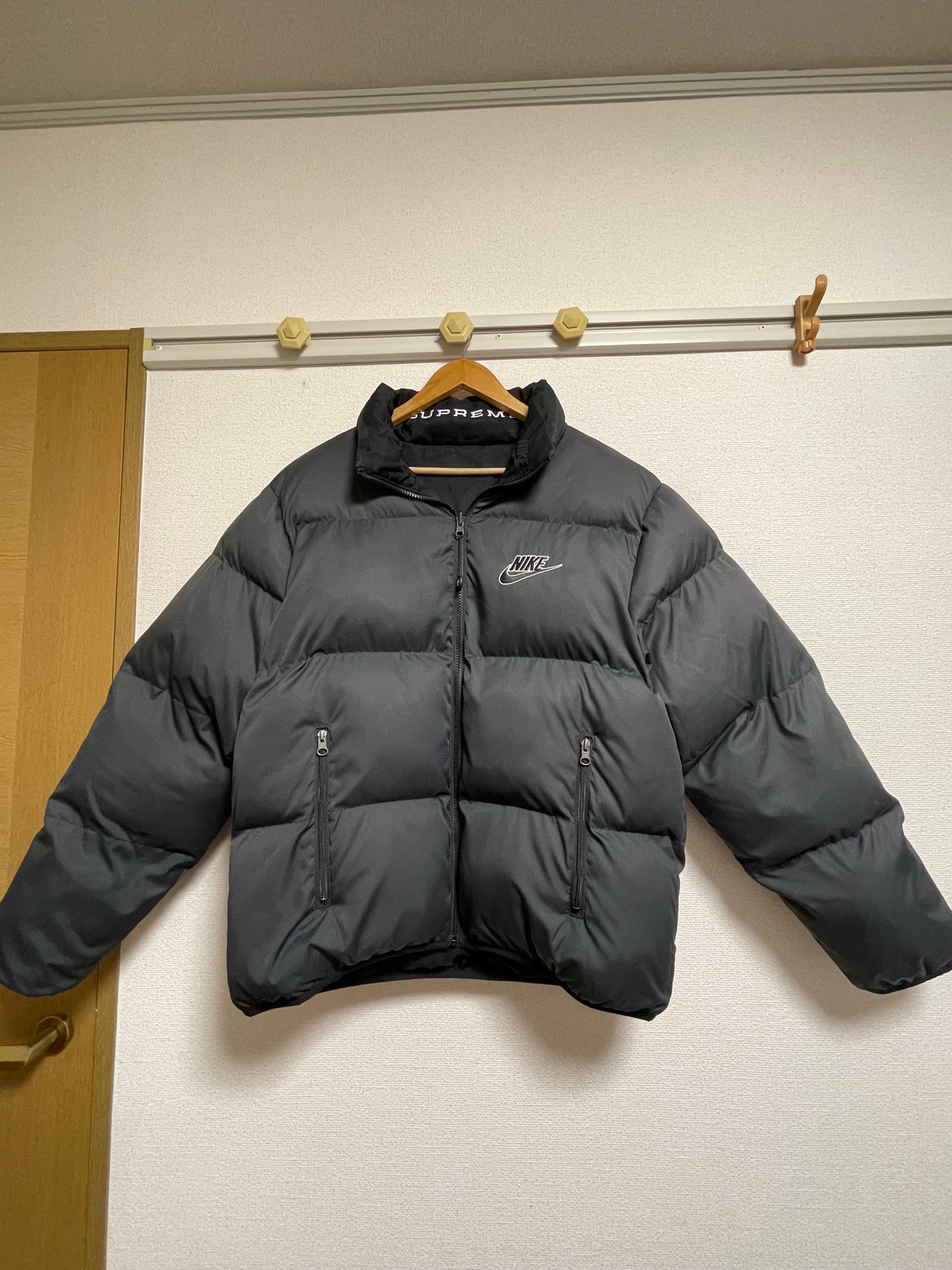 Supreme x Nike Reversible Puffy Jacket "Black"