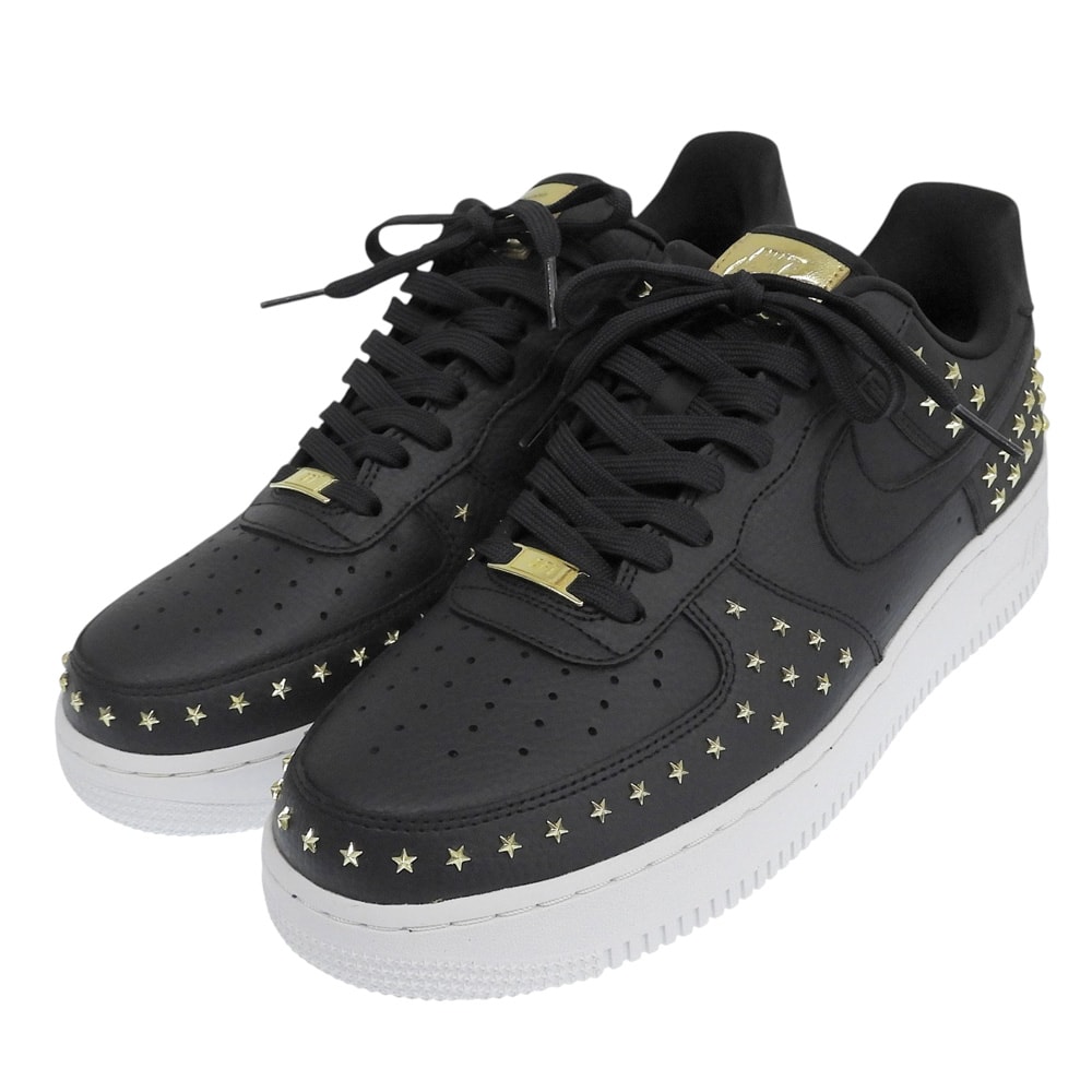 ナイキ 美品 Air Force 1 Low Star Studded ローカットスニーカー シューズ メンズ ブラック 28.5cm AR0639-001 11.5(US)