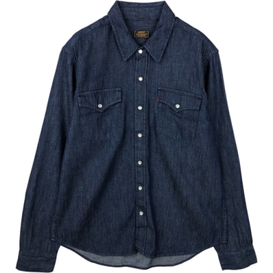 古着 リーバイス Levi's SKATEBOARDING COLLECTION 長袖 デニム ウエスタンシャツ メンズM相当/eaa643305